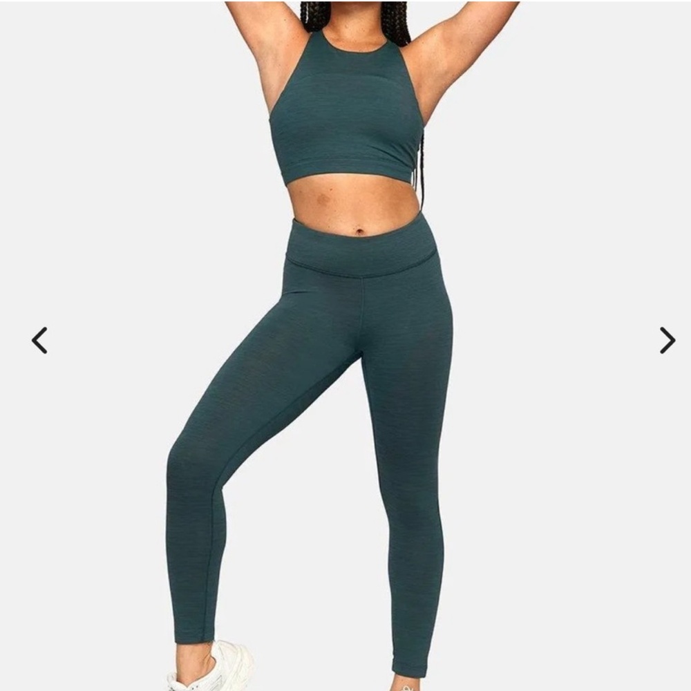 Outdoor Voices Teal Performance Leggings